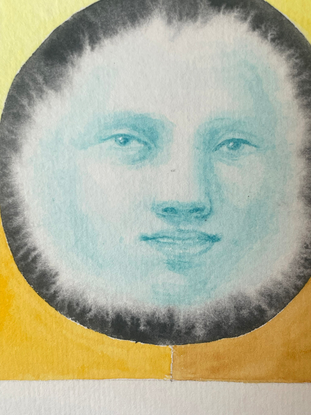 Painting by Piero Passacantando titled "Face 112" - 9.