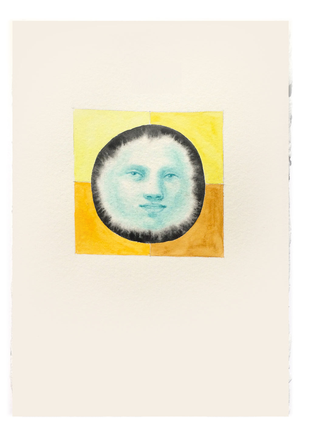 Painting by Piero Passacantando titled "Face 112" - 2.