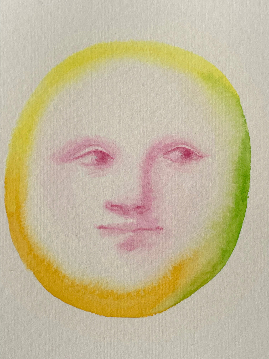 Painting by Piero Passacantando titled "Face 114" - 7.