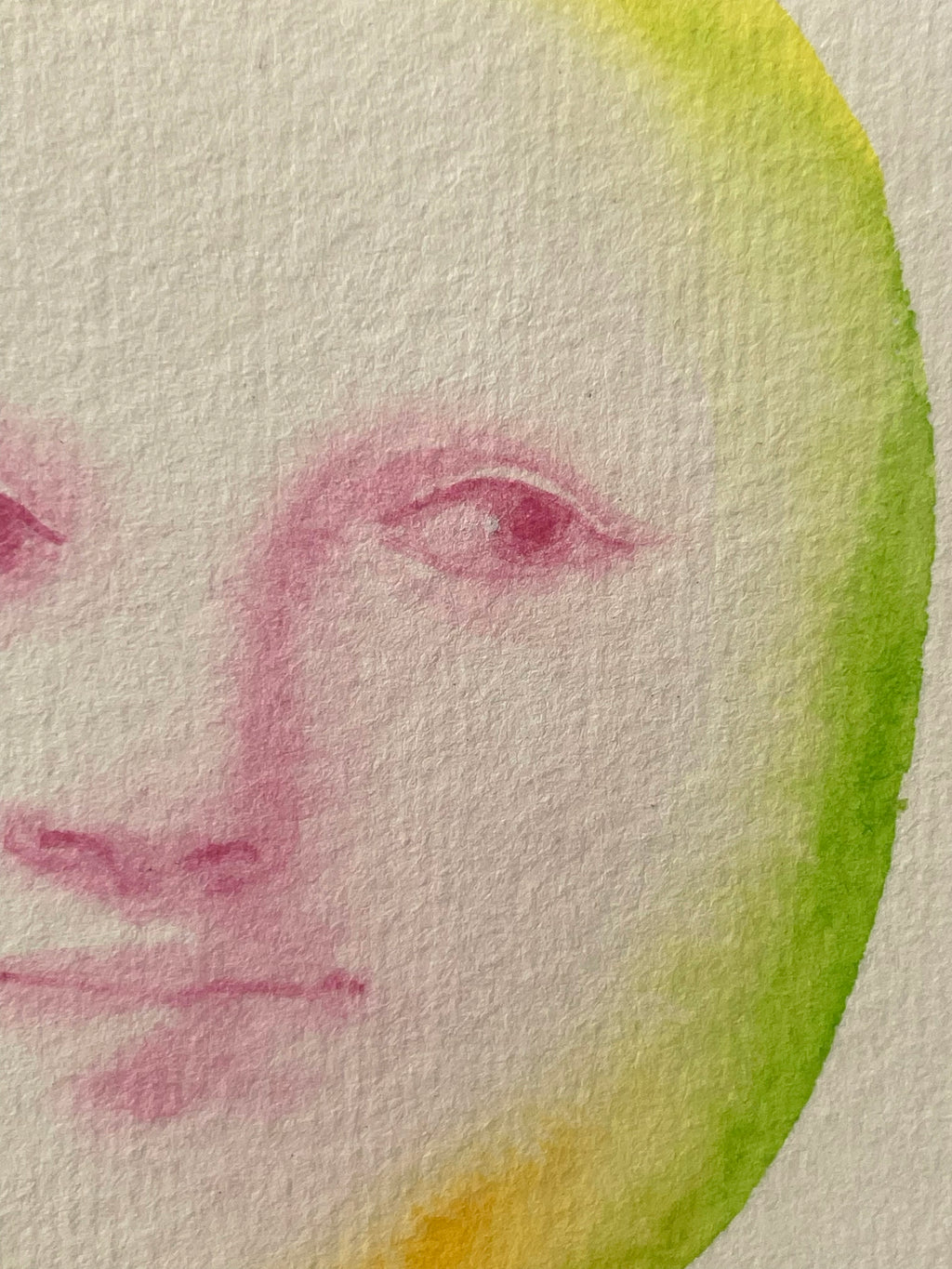 Painting by Piero Passacantando titled "Face 114" - 9.