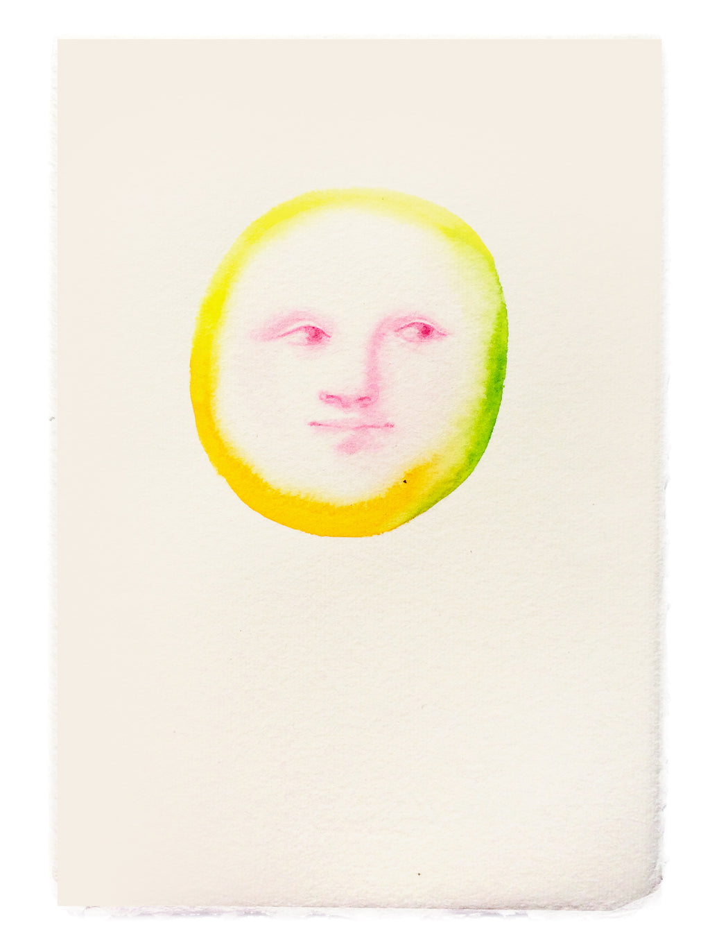 Painting by Piero Passacantando titled "Face 114" - 2.