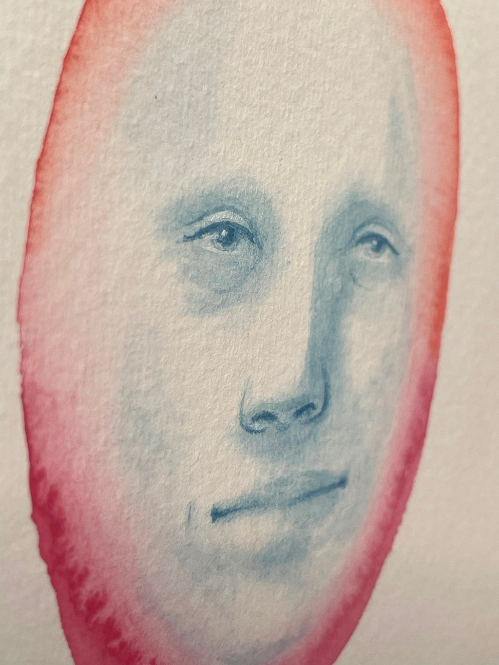 Painting by Piero Passacantando titled "Face 115" - 6.