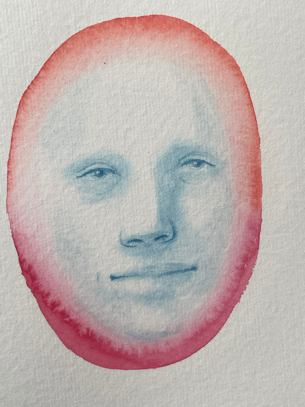 Painting by Piero Passacantando titled "Face 115" - 7.