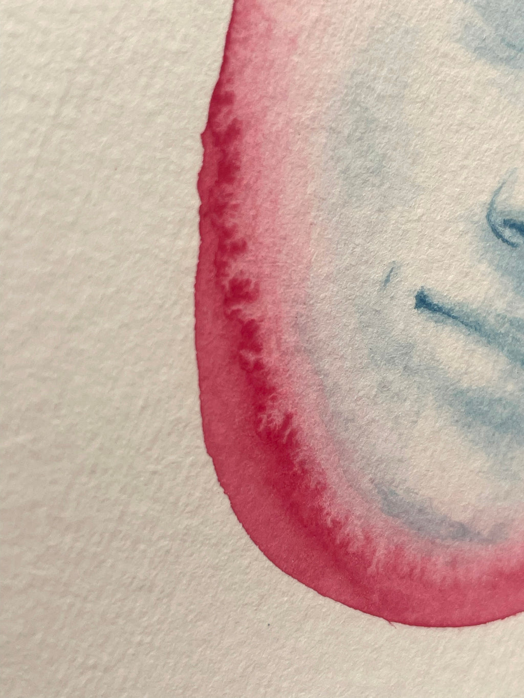 Painting by Piero Passacantando titled "Face 115" - 8.
