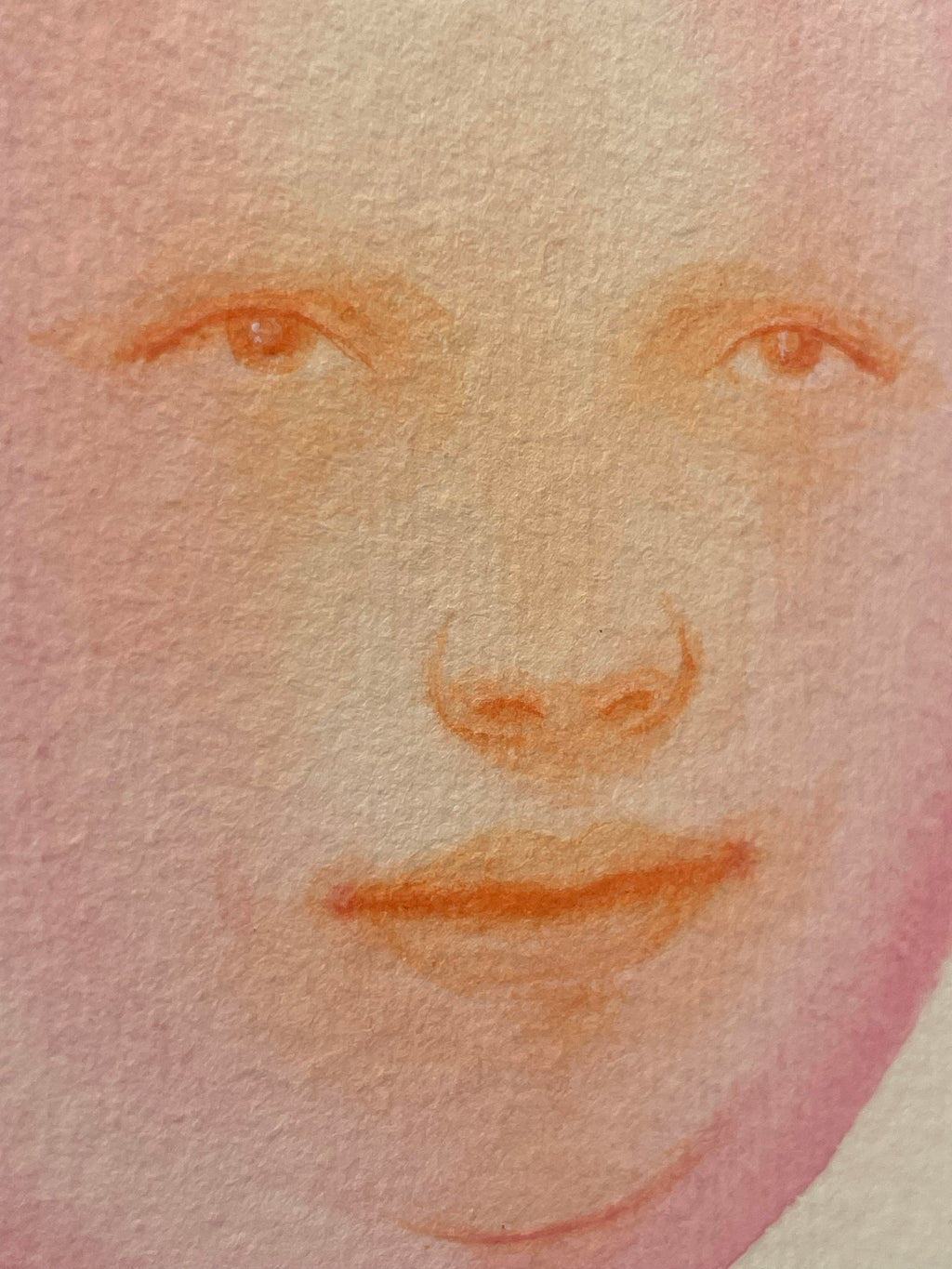 Painting by Piero Passacantando titled "Face 117" - 5.