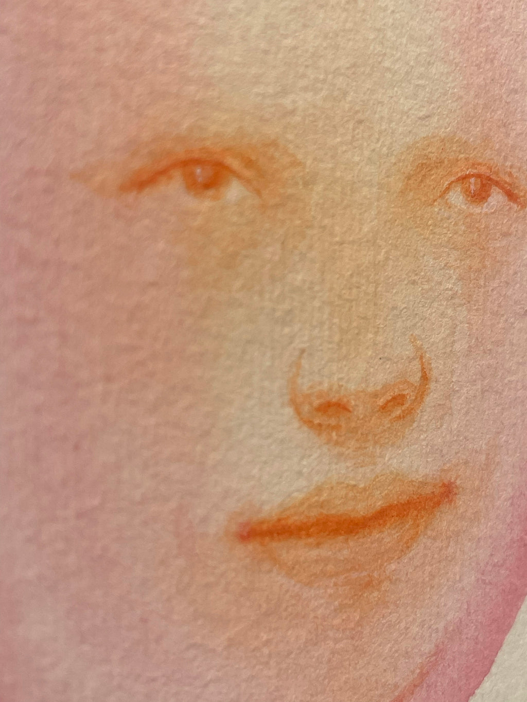 Painting by Piero Passacantando titled "Face 117" - 6.