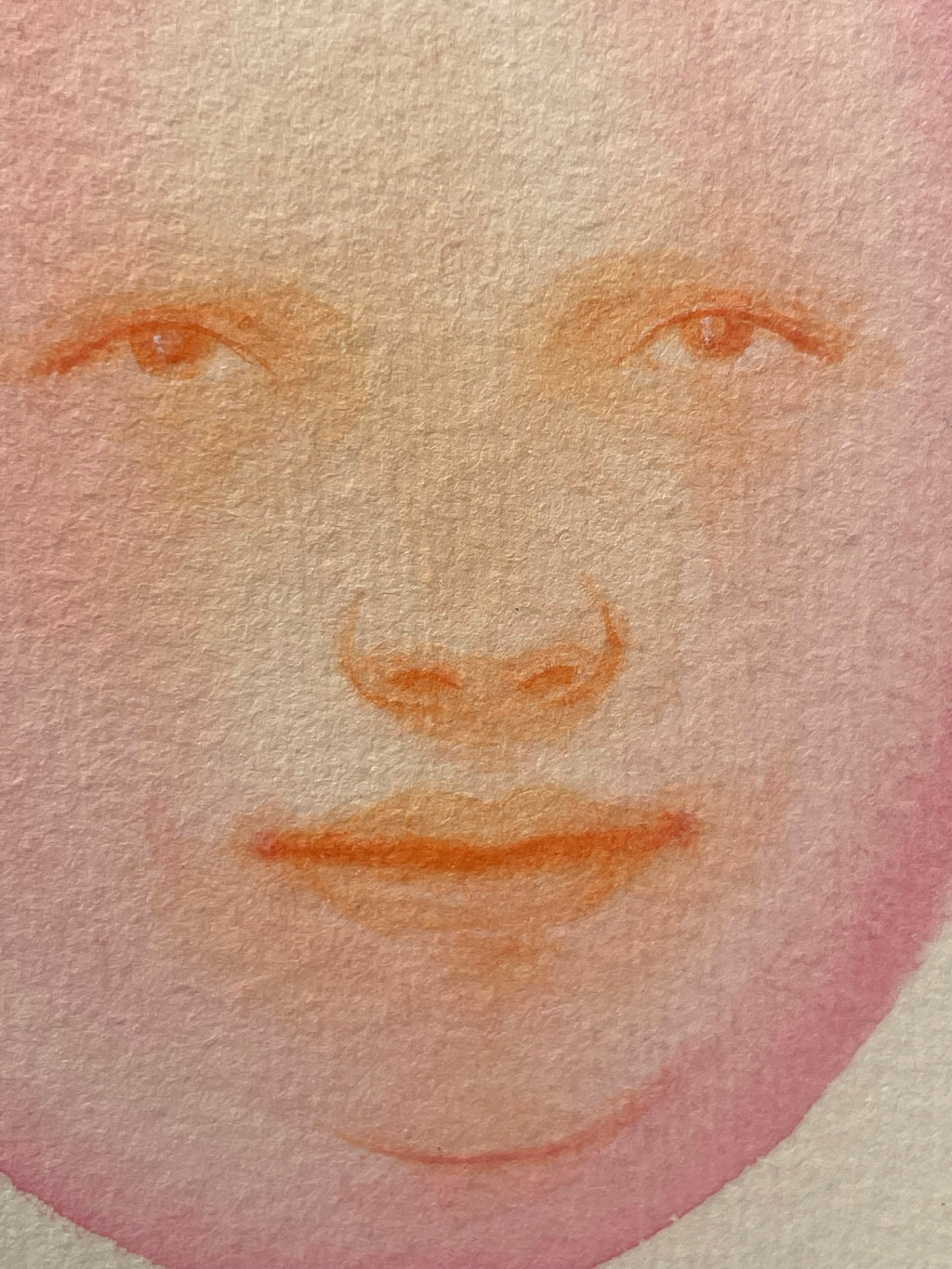 Painting by Piero Passacantando titled "Face 117" - 7.