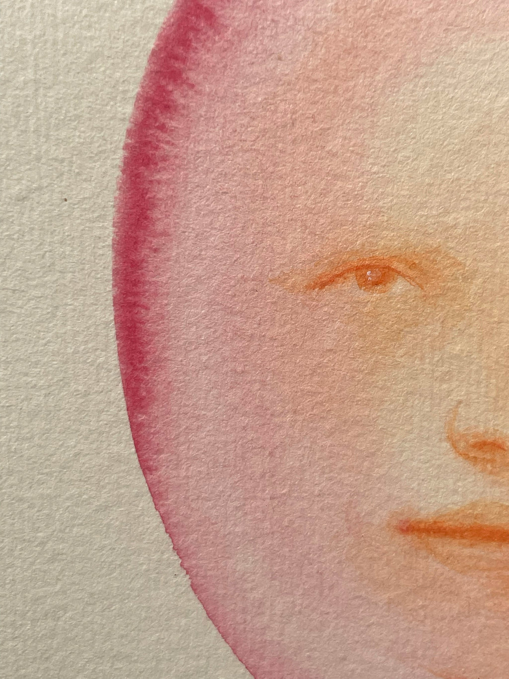 Painting by Piero Passacantando titled "Face 117" - 8.