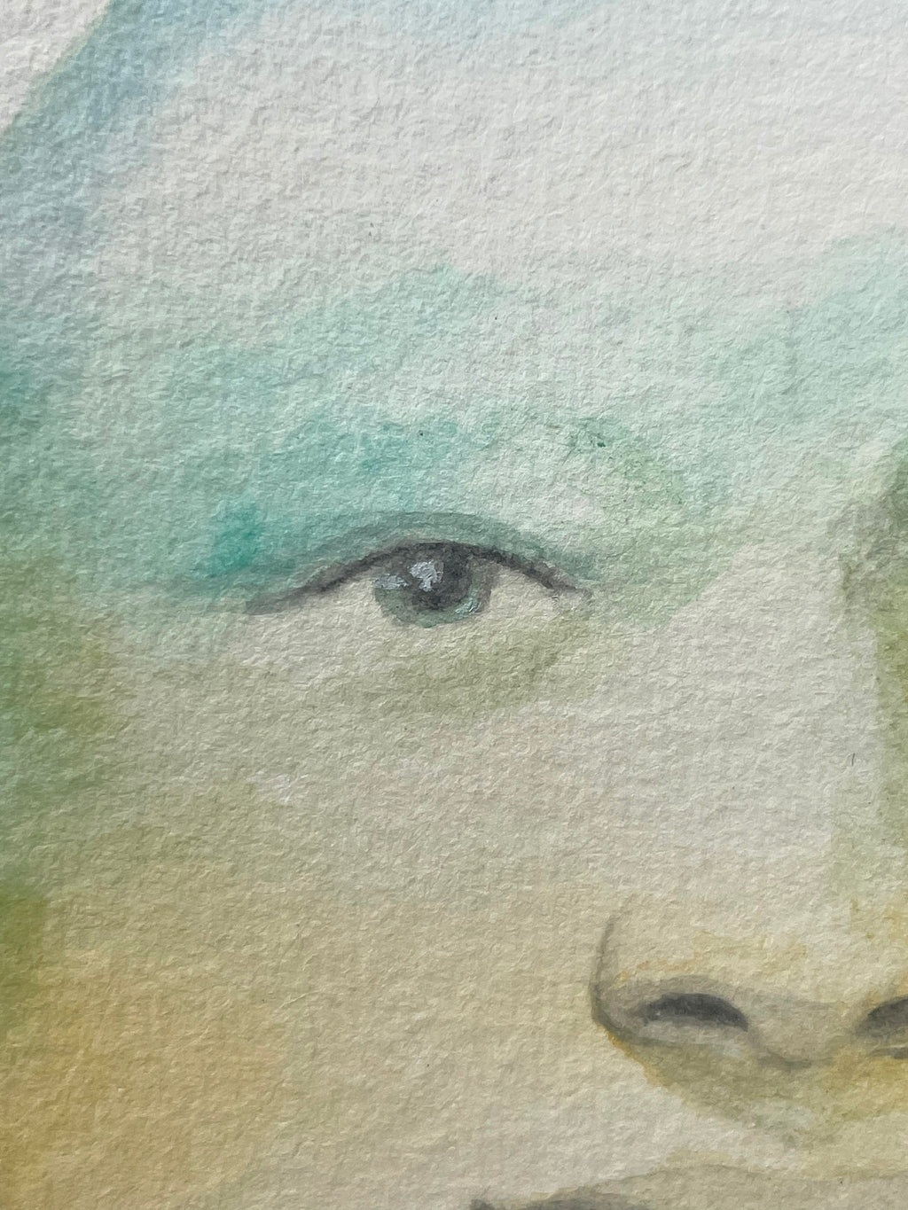 Painting by Piero Passacantando titled "Face 118" - 6.