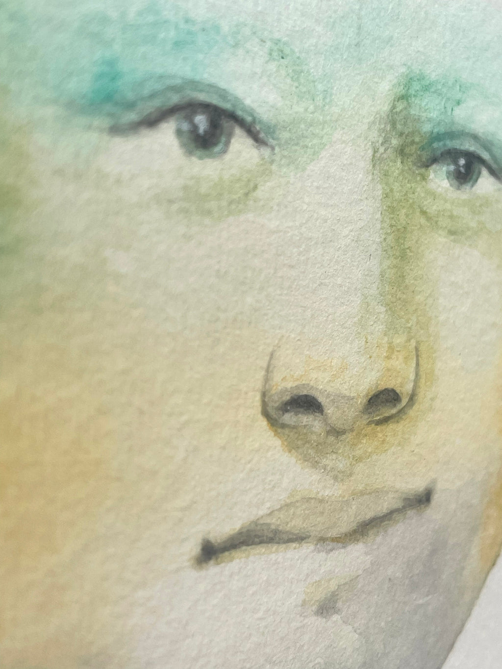 Painting by Piero Passacantando titled "Face 118" - 8.