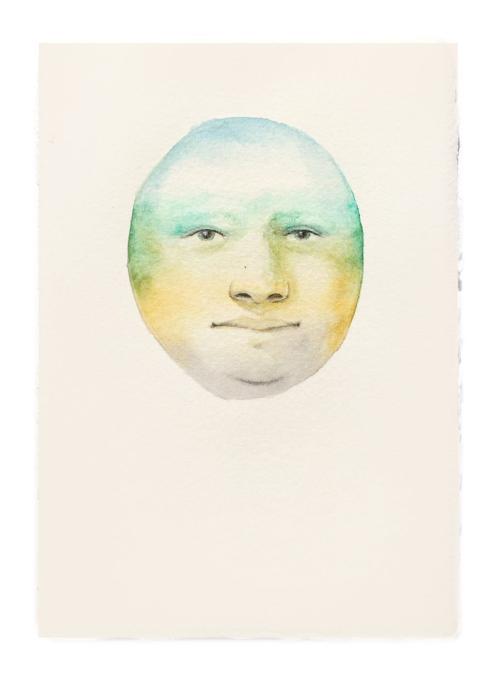 Painting by Piero Passacantando titled "Face 118" - 2.
