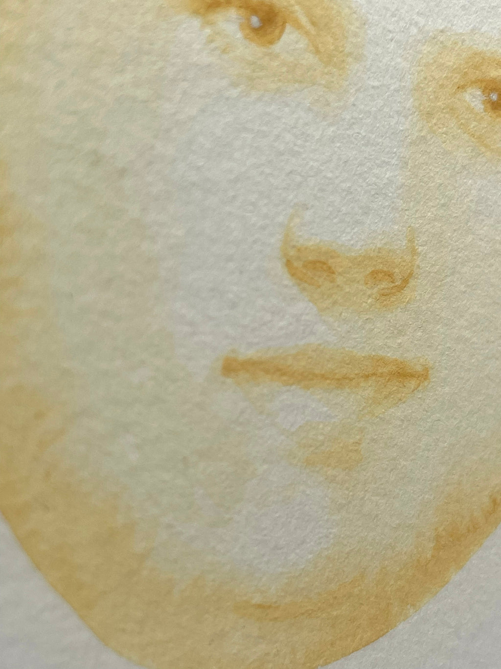 Painting by Piero Passacantando titled "Face 119" - 7.