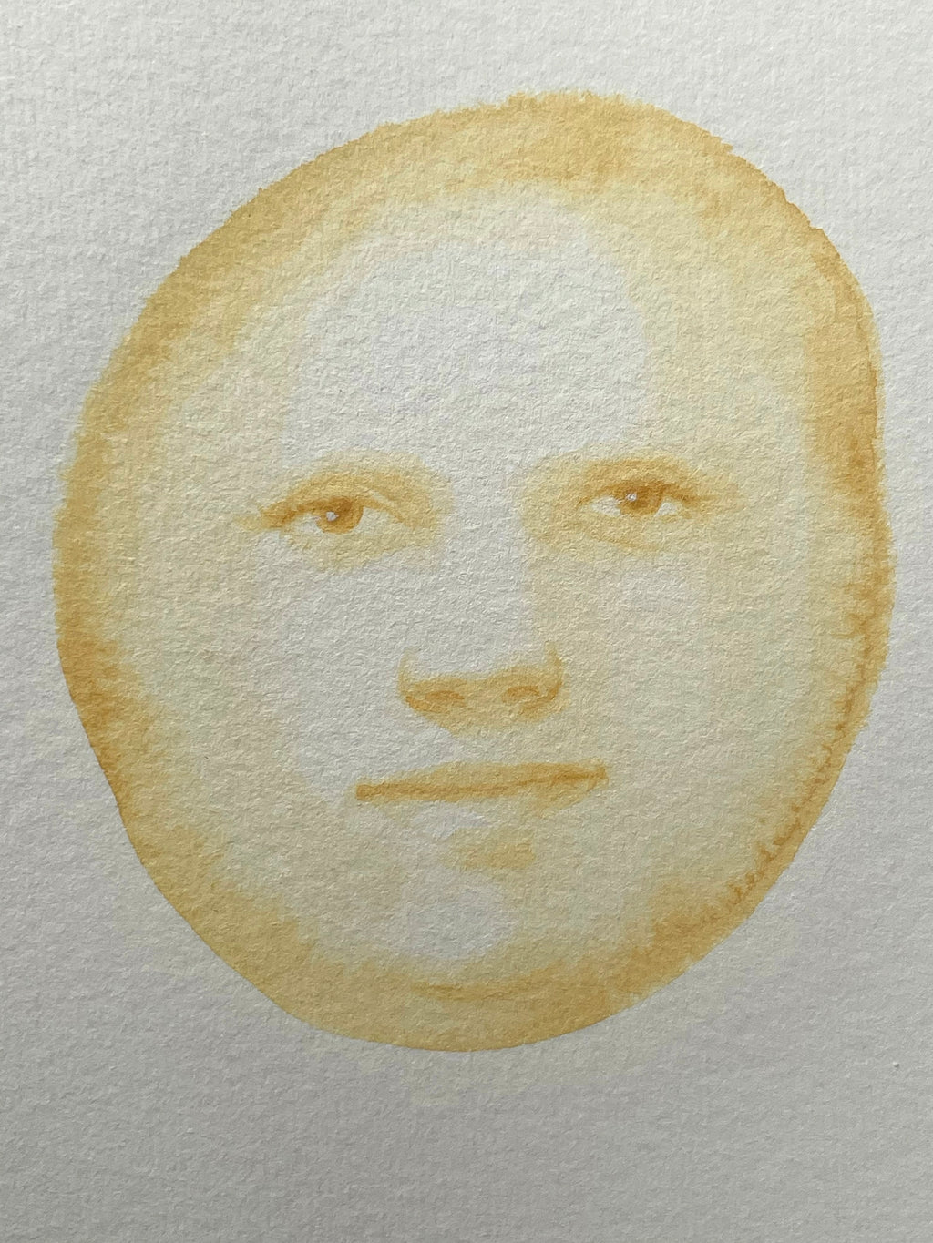 Painting by Piero Passacantando titled "Face 119" - 8.