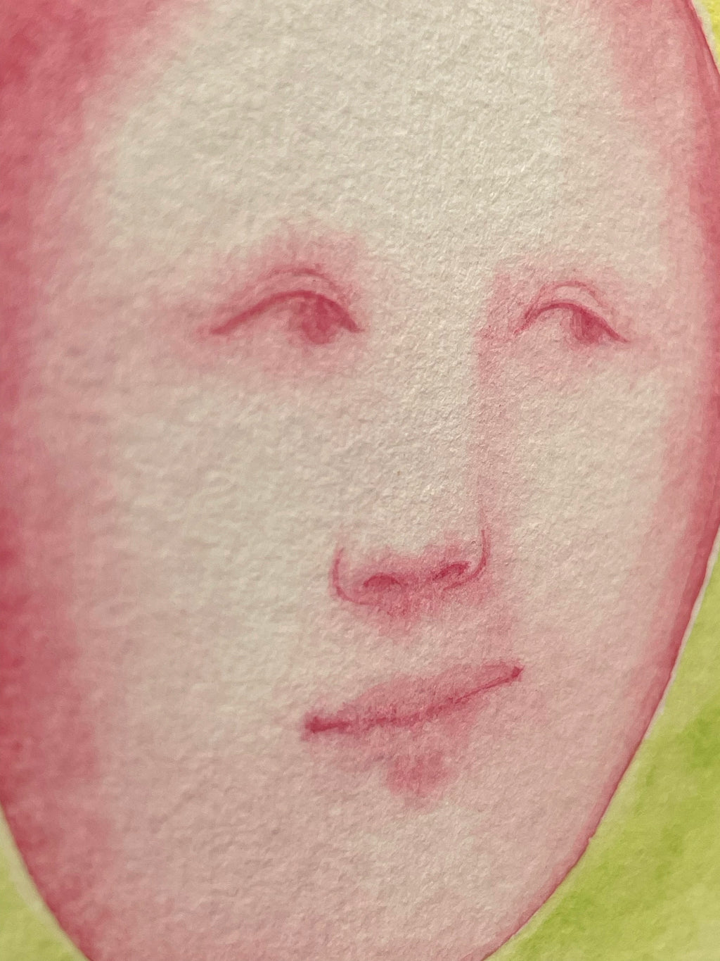 Painting by Piero Passacantando titled "Face 120" - 5.