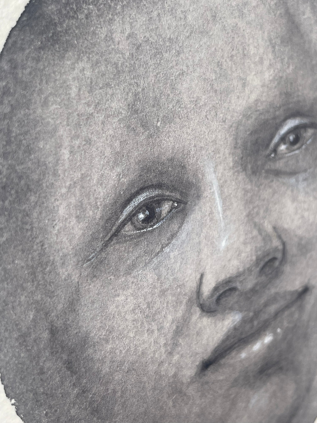 Painting by Piero Passacantando titled "Face 122" - 5.