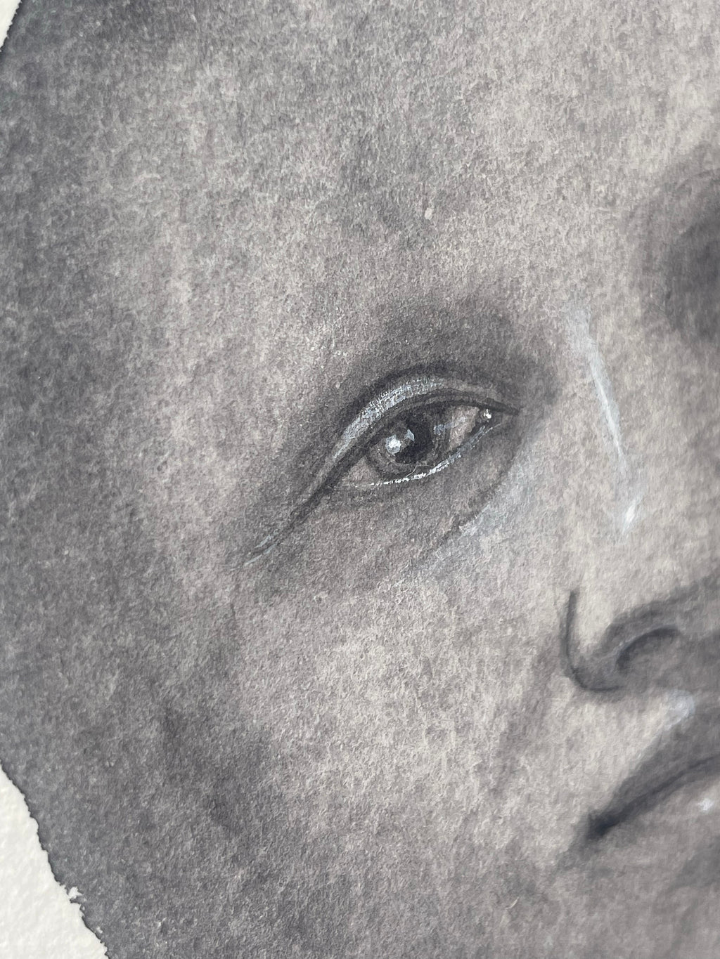 Painting by Piero Passacantando titled "Face 122" - 6.