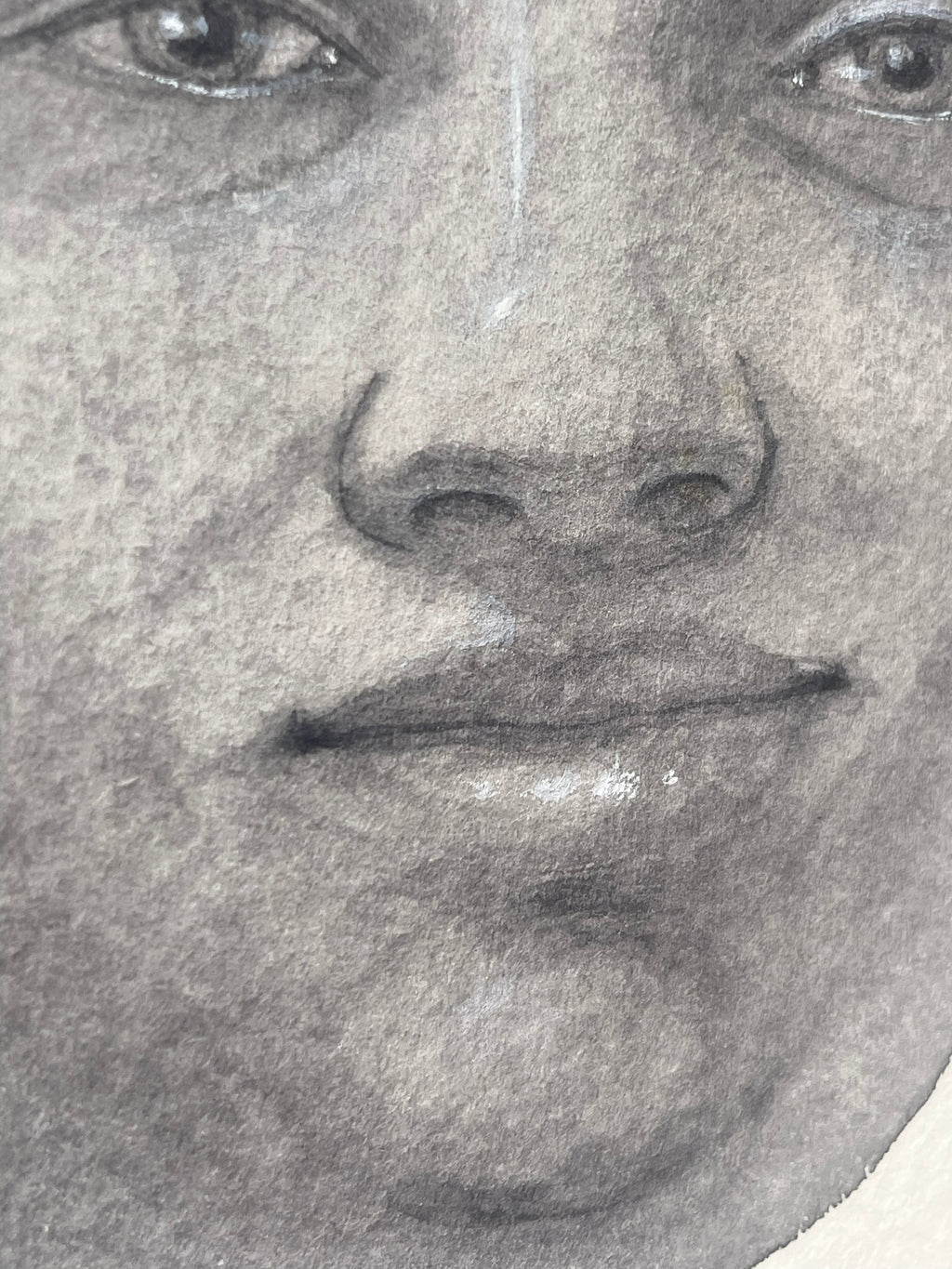 Painting by Piero Passacantando titled "Face 122" - 7.