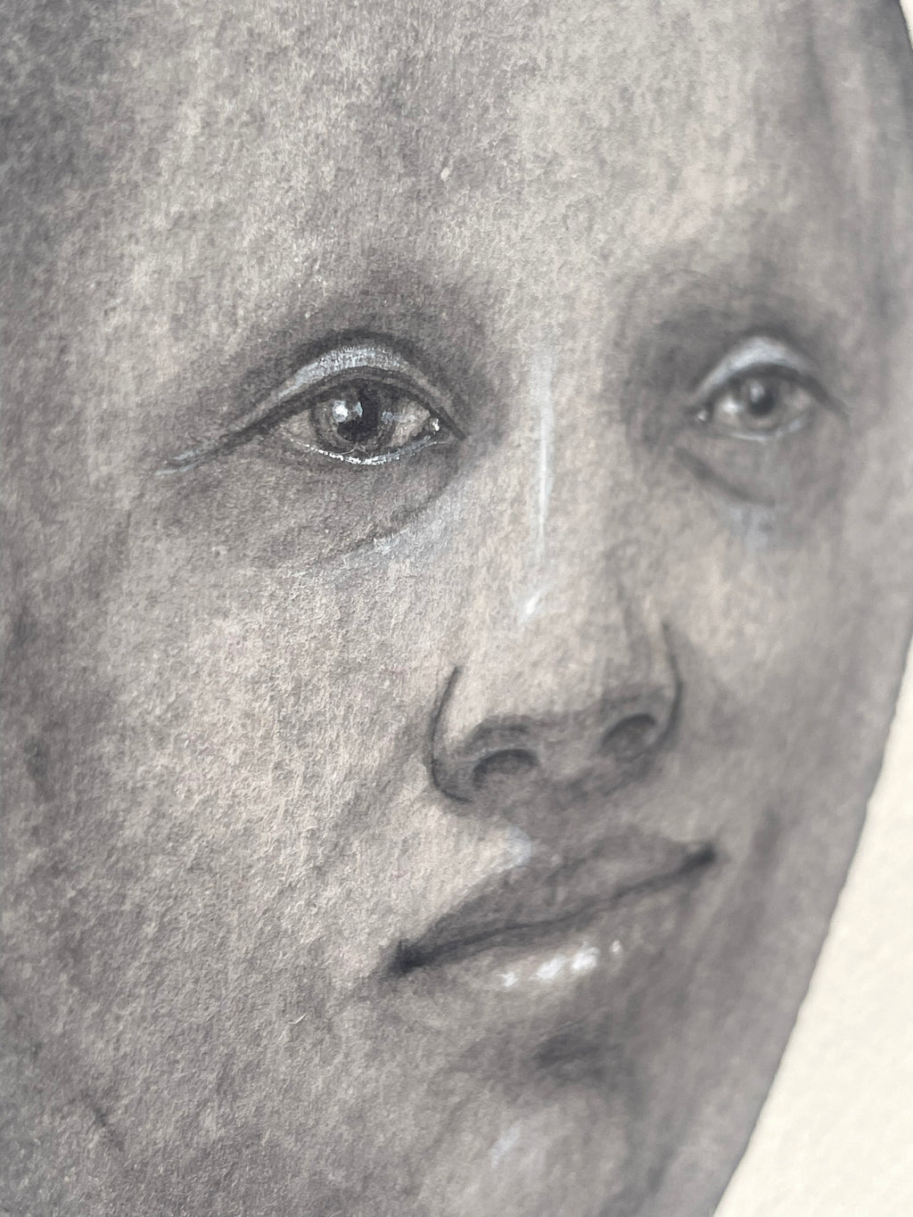 Painting by Piero Passacantando titled "Face 122" - 9.