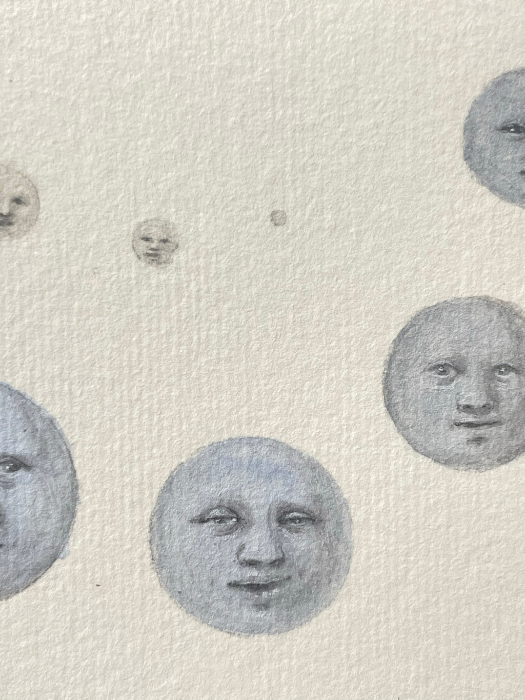 Painting by Piero Passacantando titled "Faces 113" - 5.