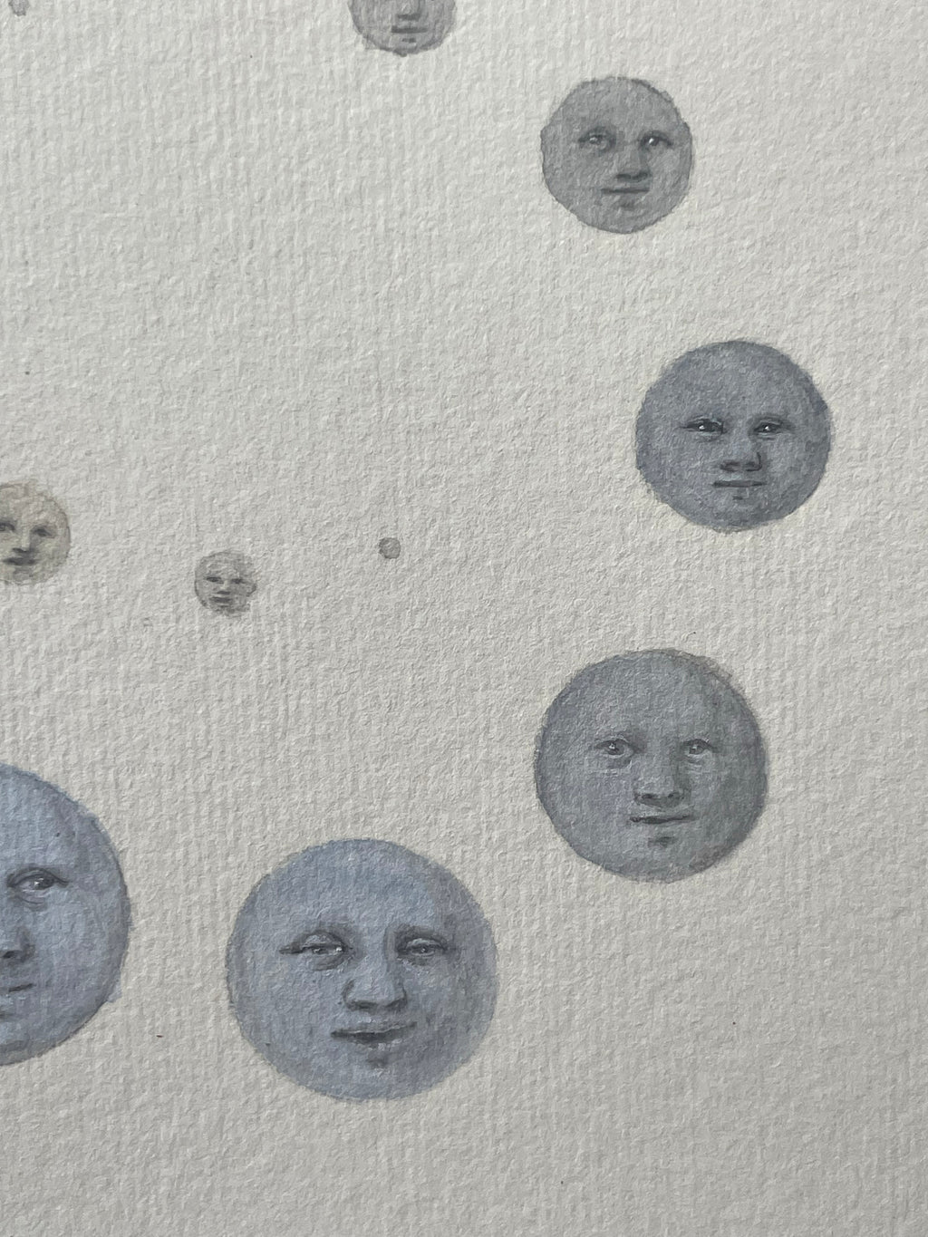 Painting by Piero Passacantando titled "Faces 113" - 8.