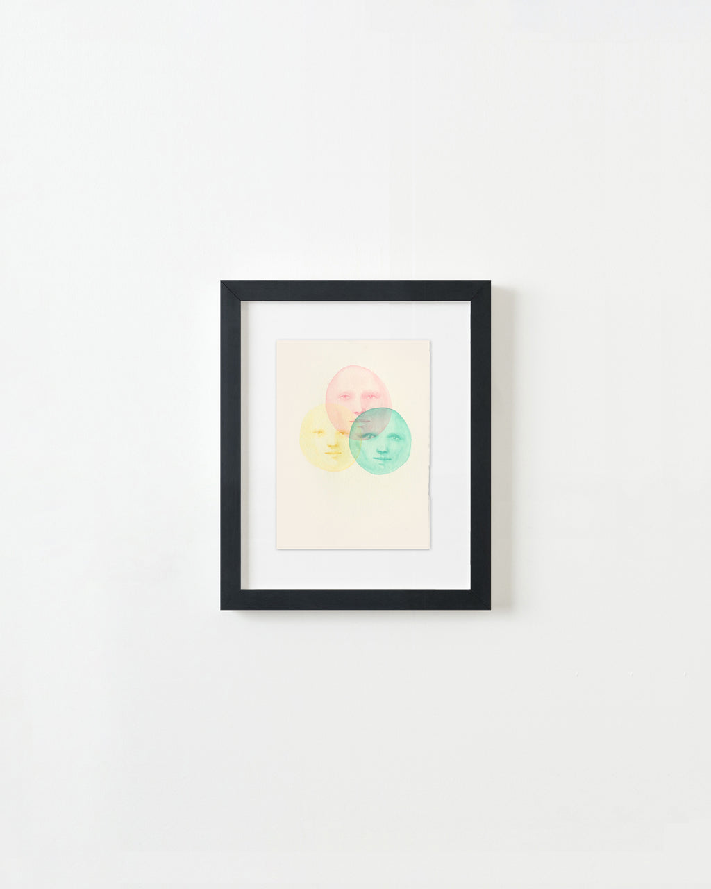 Painting by Piero Passacantando titled "Faces 121" - 3.