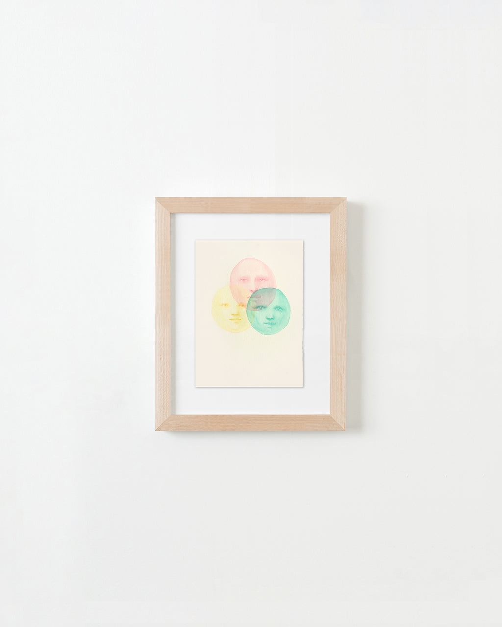 Painting by Piero Passacantando titled "Faces 121" - 4.