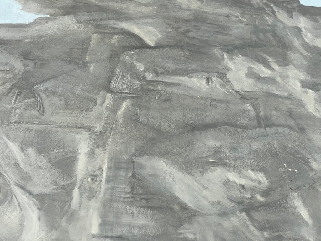 Painting by Piero Passacantando titled "The Mountain Inside" - 8.