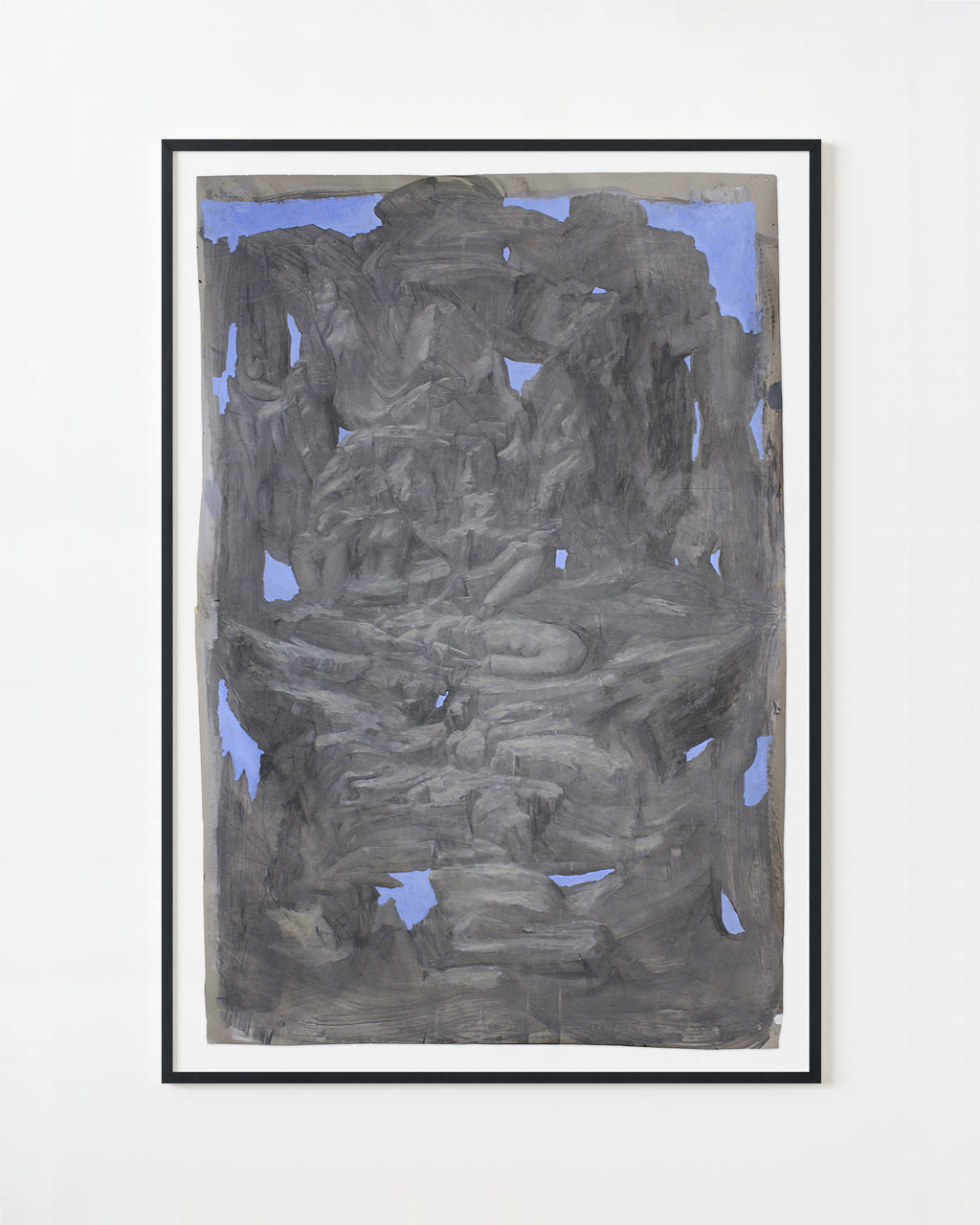 Painting by Piero Passacantando titled "The Mountain Inside" - 3.