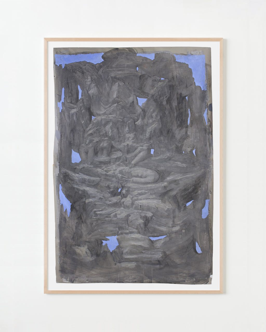 Painting by Piero Passacantando titled "The Mountain Inside" - 4.