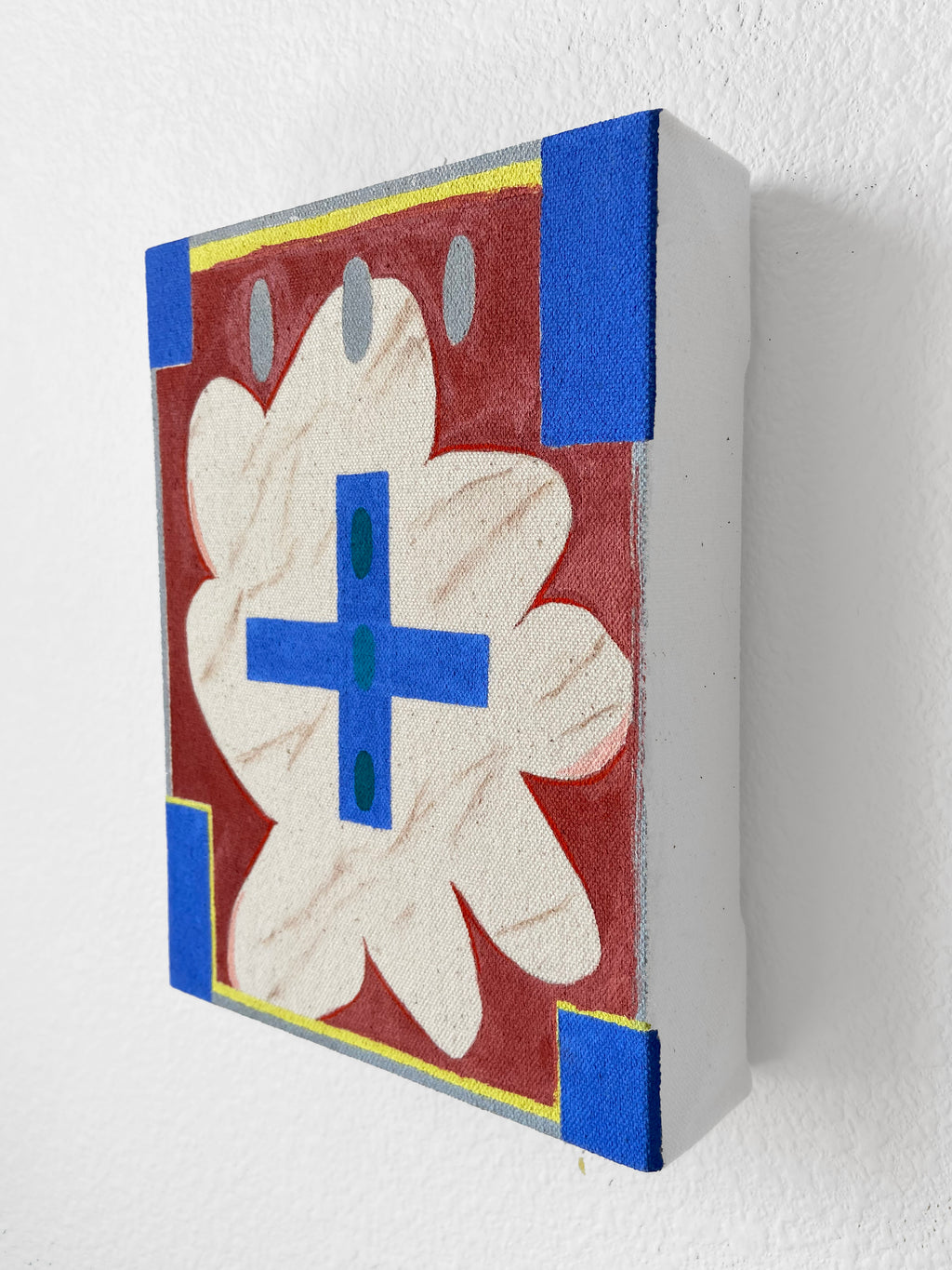 Painting by Jessica Simorte titled "Positive Plus" - 3.