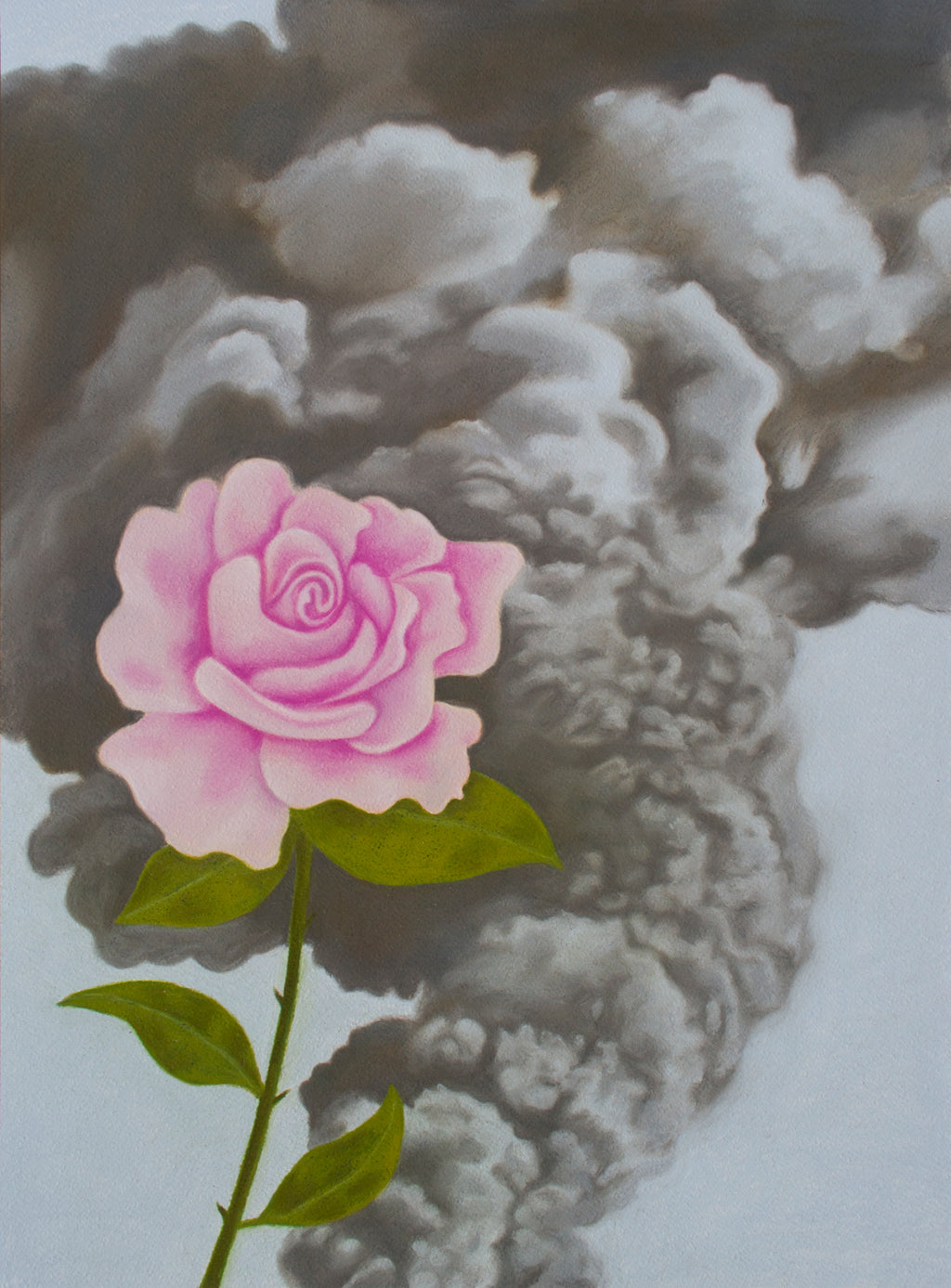 Drawing by Rachel Levit Ruiz titled "Plume" - 2.