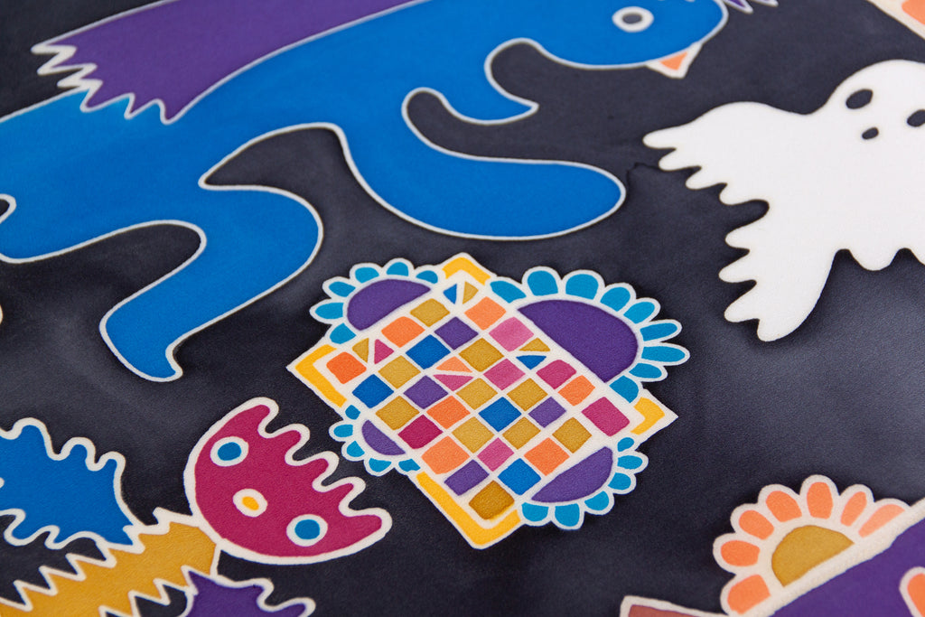 Painting by Rebeca Raney titled "Blue Lady" - 4.