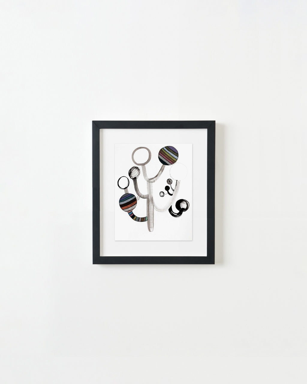 Drawing by Rebeca Raney titled "Garden Plant" - 3.