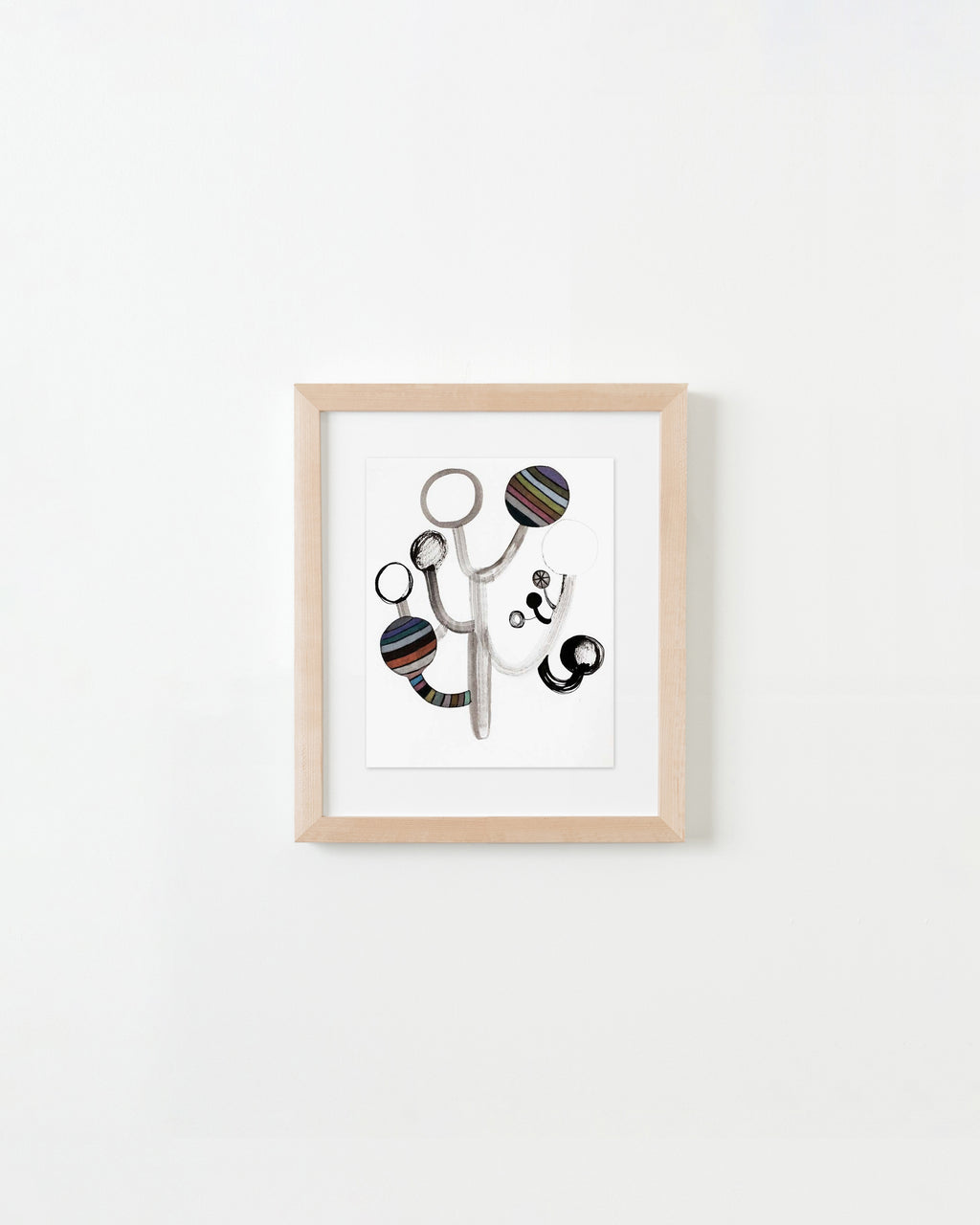 Drawing by Rebeca Raney titled "Garden Plant" - 4.