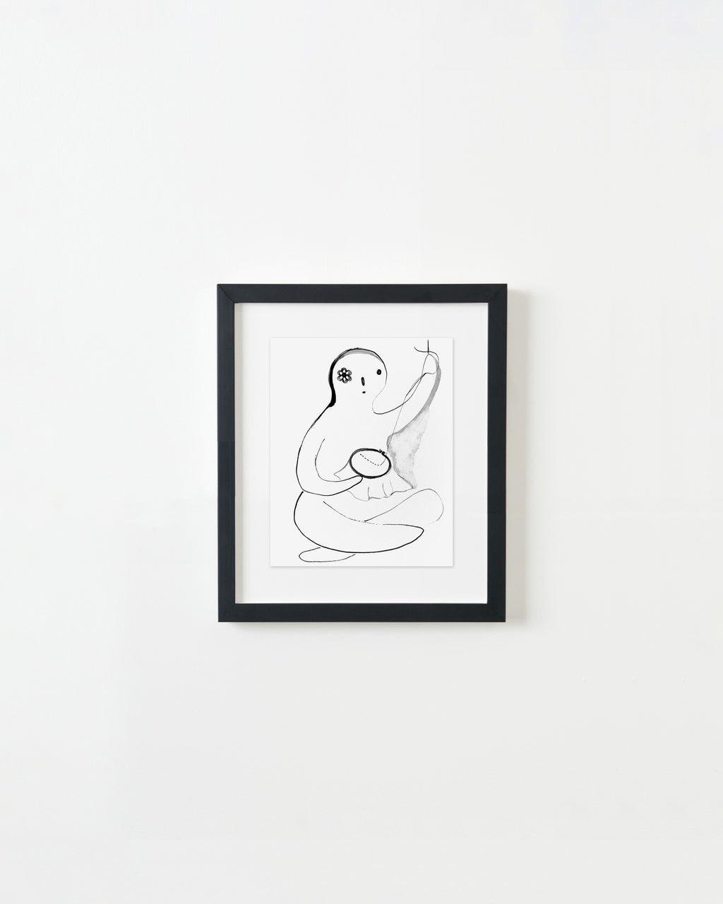 Painting by Rebeca Raney titled "Hoop" - 3.