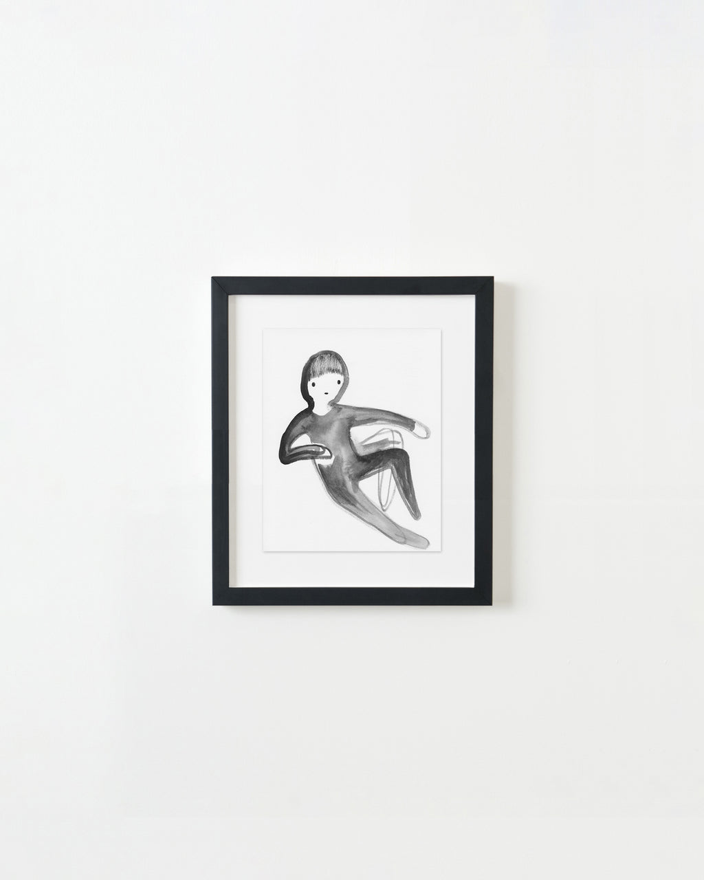Painting by Rebeca Raney titled "Invisible Chair" - 3.