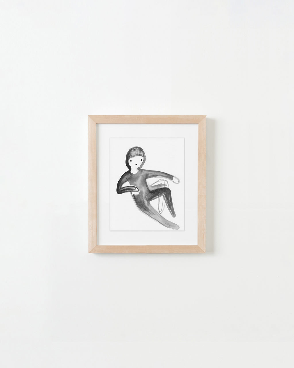 Painting by Rebeca Raney titled "Invisible Chair" - 4.
