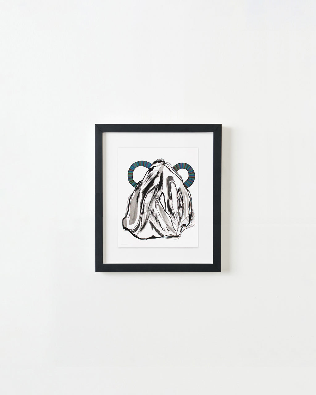 Painting by Rebeca Raney titled "Mountain with Handles #20" - 3.