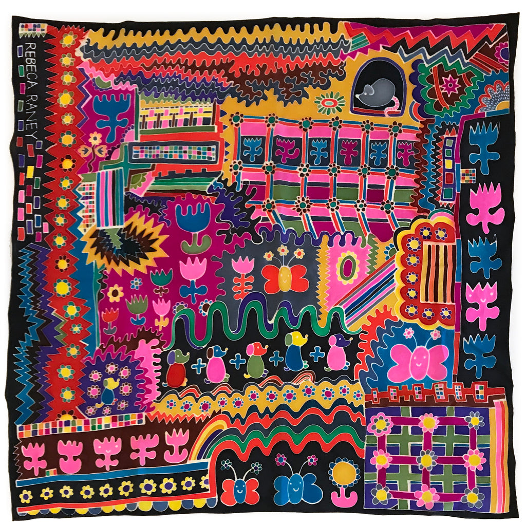 Painting by Rebeca Raney titled "Puppies Math" - 2.