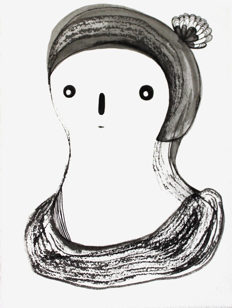 Painting by Rebeca Raney titled "Shell Clip" - 2.