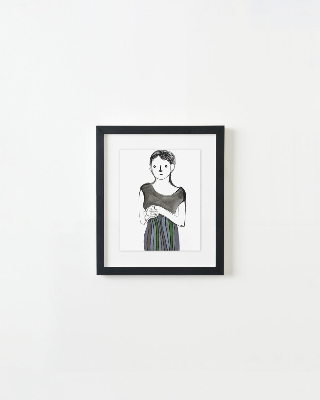 Painting by Rebeca Raney titled "Short Dress" - 3.