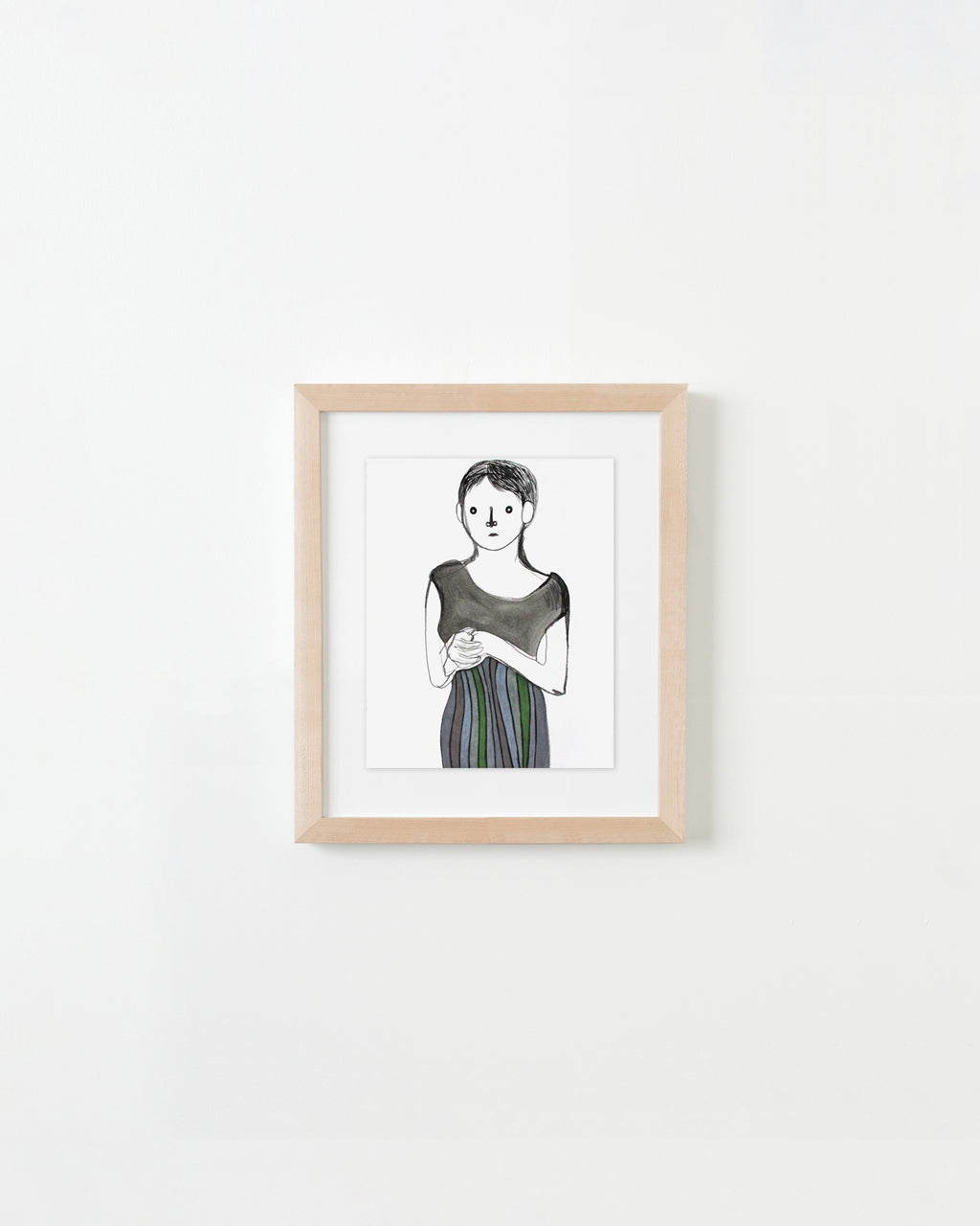 Painting by Rebeca Raney titled "Short Dress" - 4.