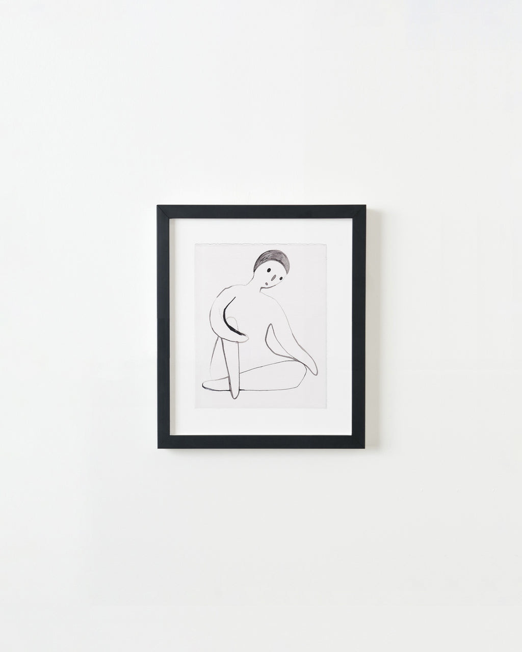 Painting by Rebeca Raney titled "Sitting Around" - 3.