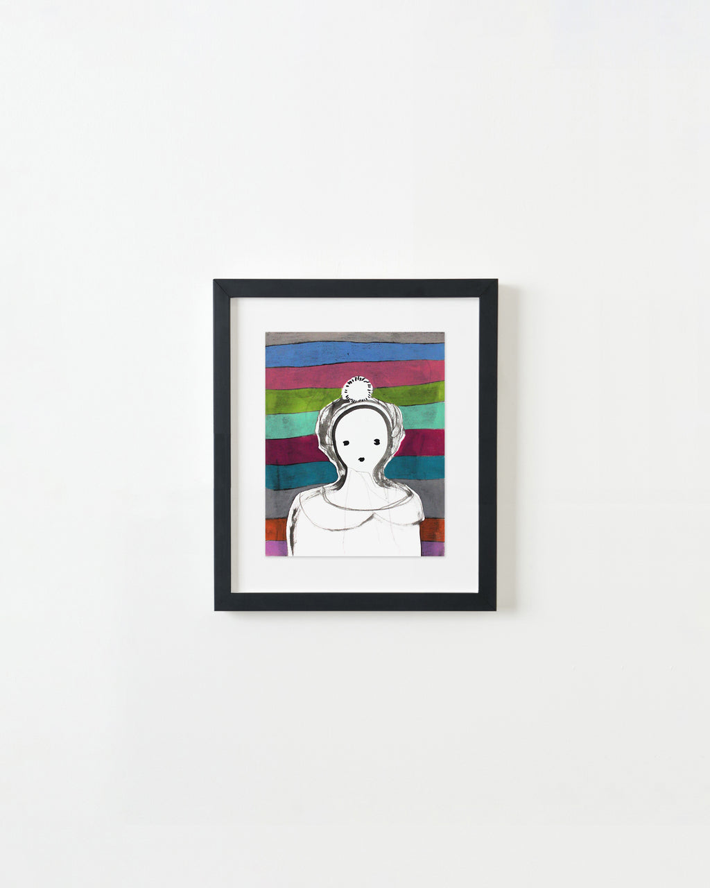 Painting by Rebeca Raney titled "Stripes" - 3.