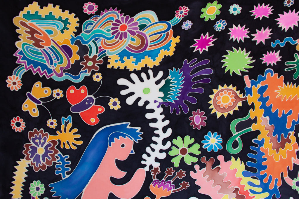 Painting by Rebeca Raney titled "You & Me" - 3.