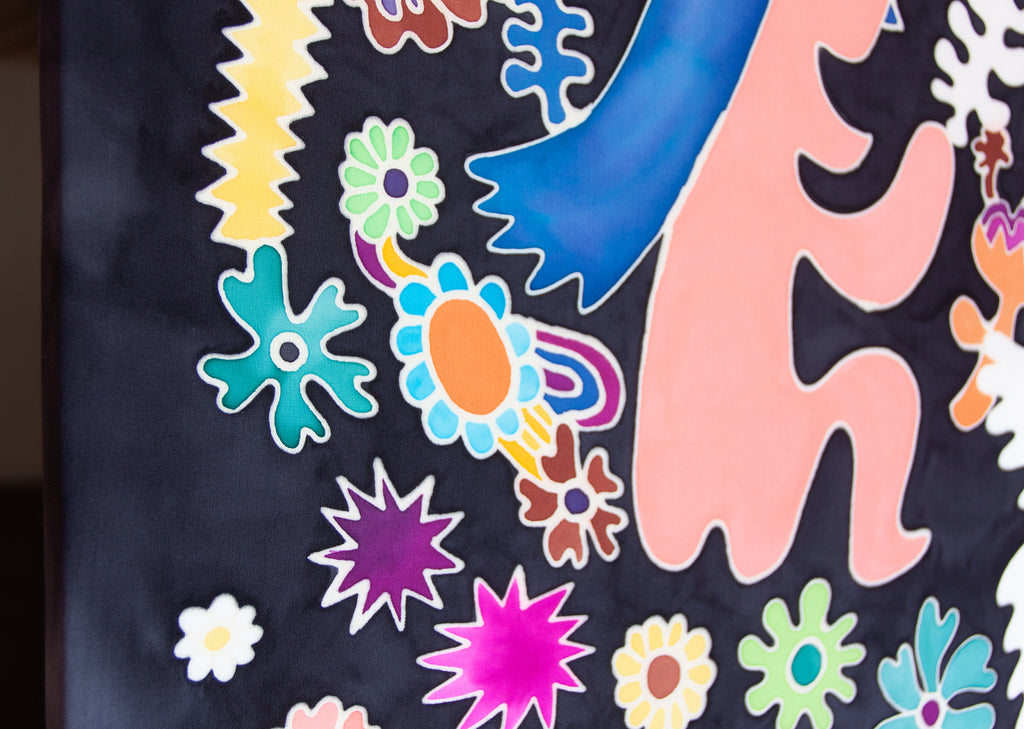 Painting by Rebeca Raney titled "You & Me" - 9.