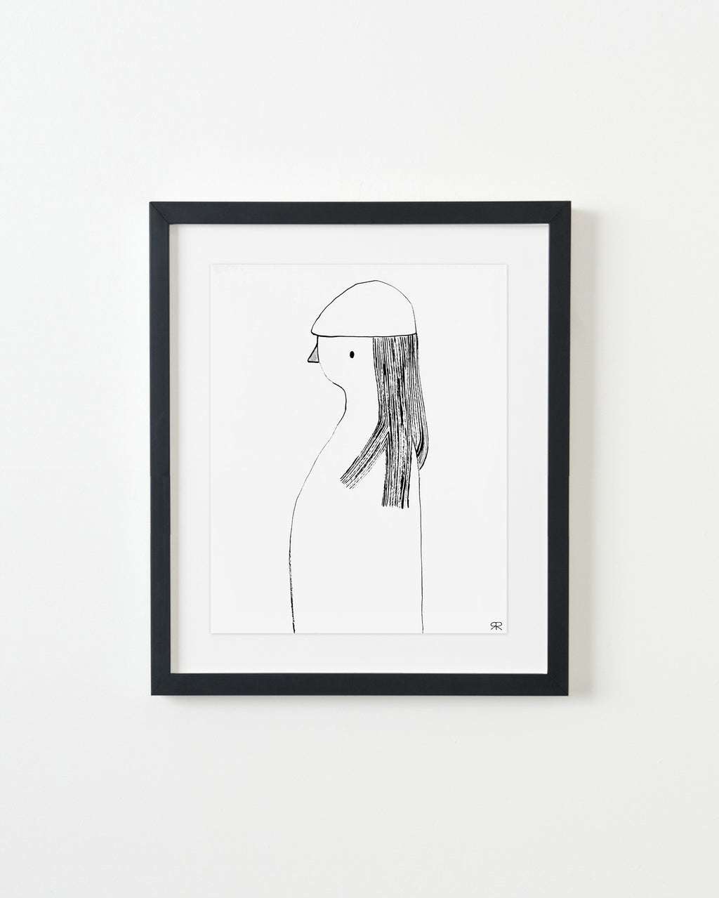 Drawing by Rebeca Raney titled "Portrait Drawing #17" - 3.