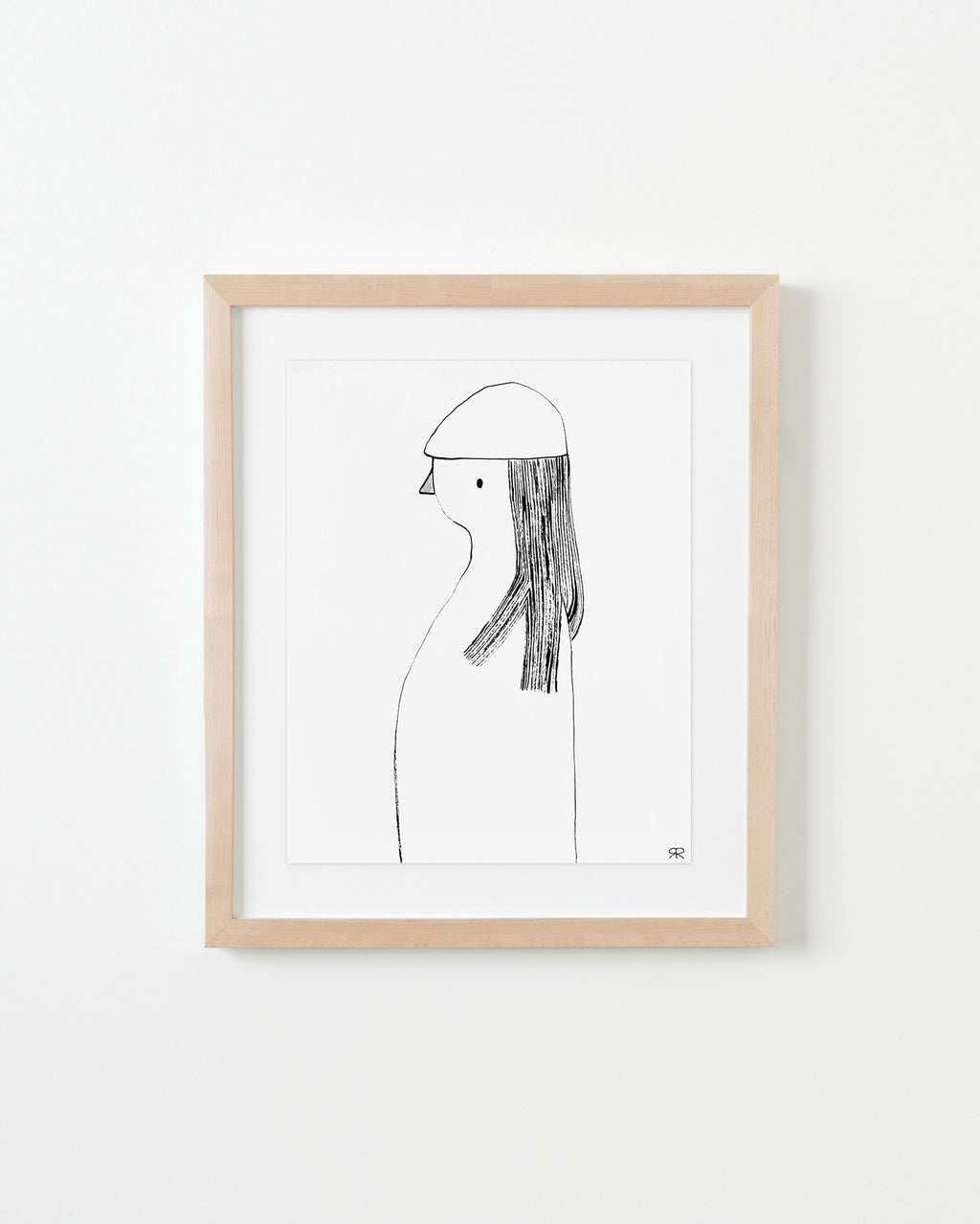 Drawing by Rebeca Raney titled "Portrait Drawing #17" - 4.