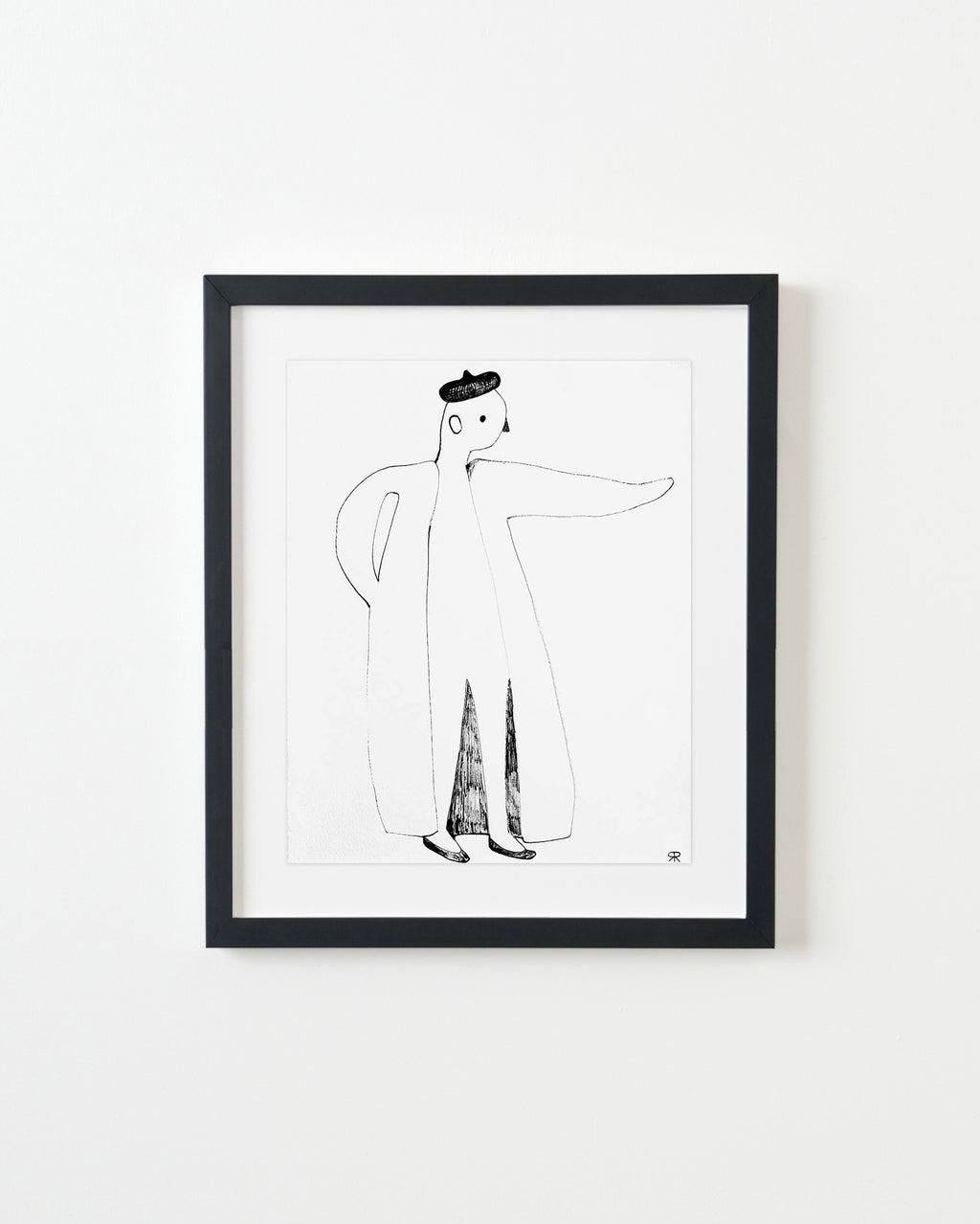 Drawing by Rebeca Raney titled "Portrait Drawing #6" - 3.