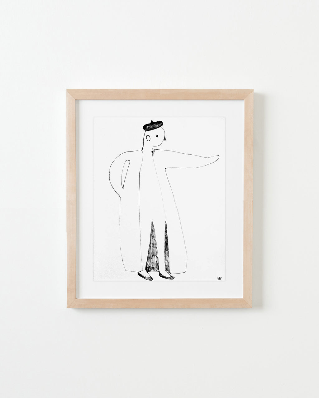 Drawing by Rebeca Raney titled "Portrait Drawing #6" - 4.